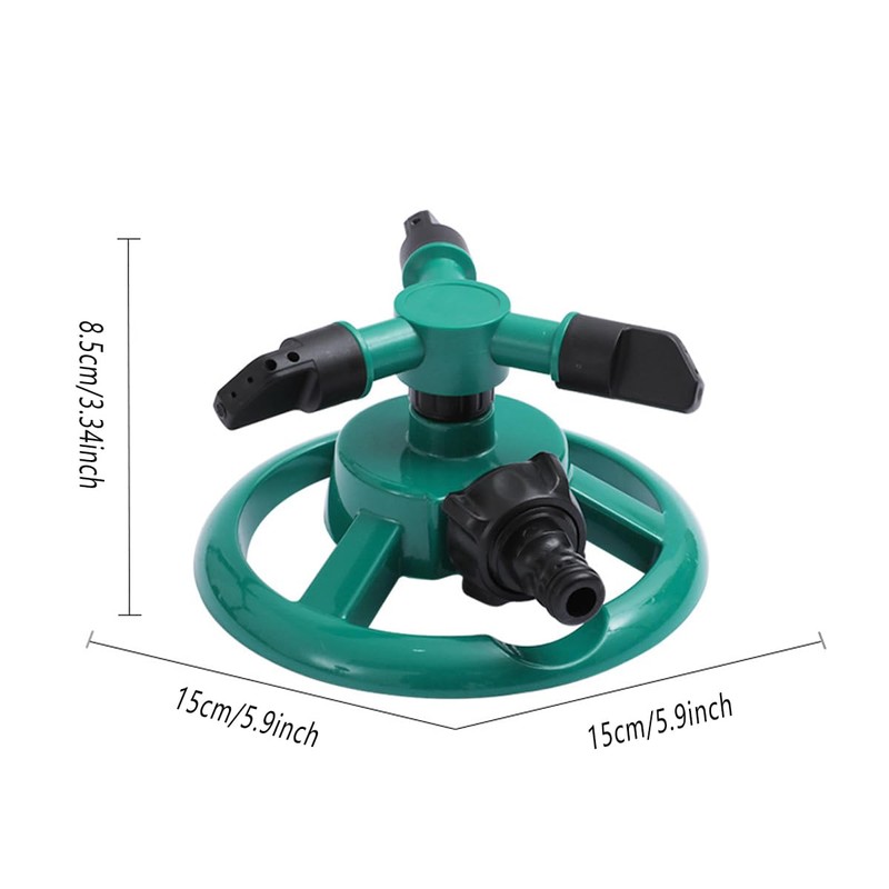 AIMALL 360° Auto Yard Garden Sprinkler – Rotary Nozzle Watering