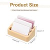 PATIKIL Business Card Holder for Desk, 2 Pack 3 Grids