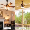 SHIFANQI Ceiling Fan Pull Chain, 4 Pack Copper Dragonfly Fan