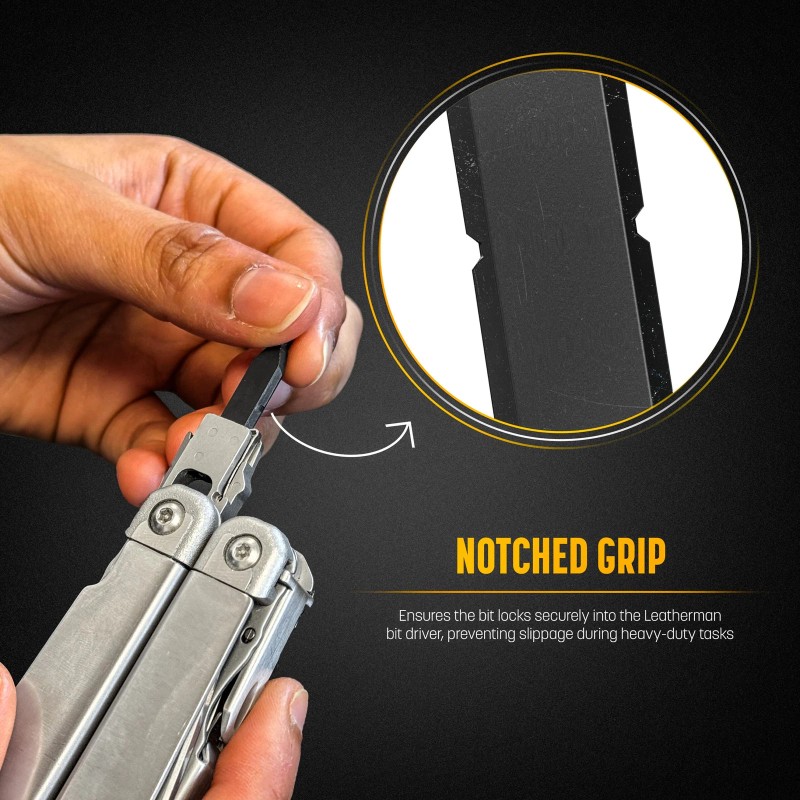 Galvanox Torx T6/T8 Double-Ended Bits for Leatherman Multi-Tools (4-Pack)