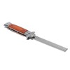 Switchblade Oil Hair Comb Stainless Steel Portable Automatic Spring Folding