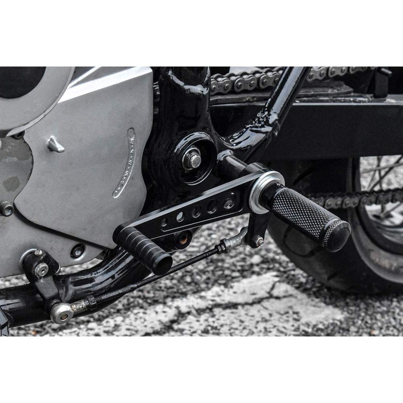 DKMOTORK 0051 Motorcycle Rearsets Forward Controls Cafe Racer CNC Aluminum