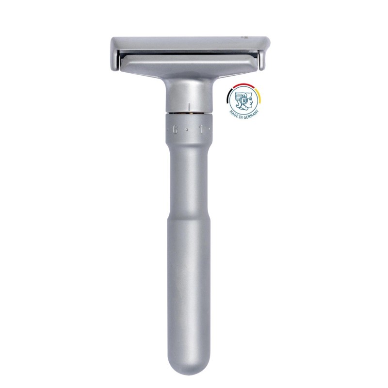 MERKUR FUTUR Adjustable Double Edge Safety Razor - Polished Chrome