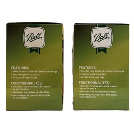 Ball Leak-Proof Plastic Lids for Glass Mason Jars, Used for Canning, Pickling, Juice, Jam, Jelly (Regular, 6 Count (Pack of 2))