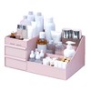 Cosmetic Storage Box, Elegant Multifunctional Makeup Organiser for Countertop with
