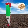 RocoReny Manual Standing Seeder,Adjustable Handheld Seeding Machine,Garden Fertilizer Spreader for