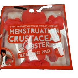 Relatable Meme Menstruation Crustacean Lobster Lavender Scented 14" Heating Pad