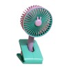 Mini Clip On Fan ABS Foldable USB Rechargeable Noiseless Small