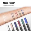 Music Flower Liquid Eyeliner, Waterproof and Smudge-proof Liquid Eyeliner Pen,