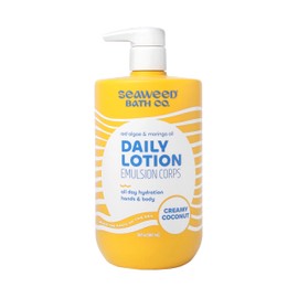 Seaweed Bath Co. Daily Lotion, Creamy Coconut Scent, 30 Oz