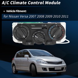 SWITCHRISE A/C Heater Climate Control Module for Nissan Versa 2007 2008 2009 2010 2011 HVAC Control Switch Panel No.599216/27510EL00A/27510EL02A