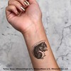 4 x 'Squirrel' Temporary Tattoos (TO00048431)