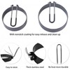 Acpetdr 2pcs Egg Ring, Mould Egg Ring, Stainless Steel Egg