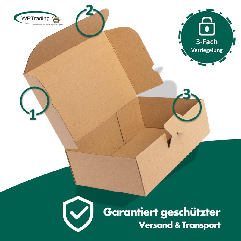 WPTrading - Pack of 50 DHL Small Parcel Cardboard Single