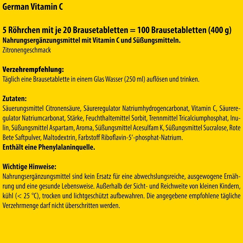 German Effervescent Tablets Complete Assortment