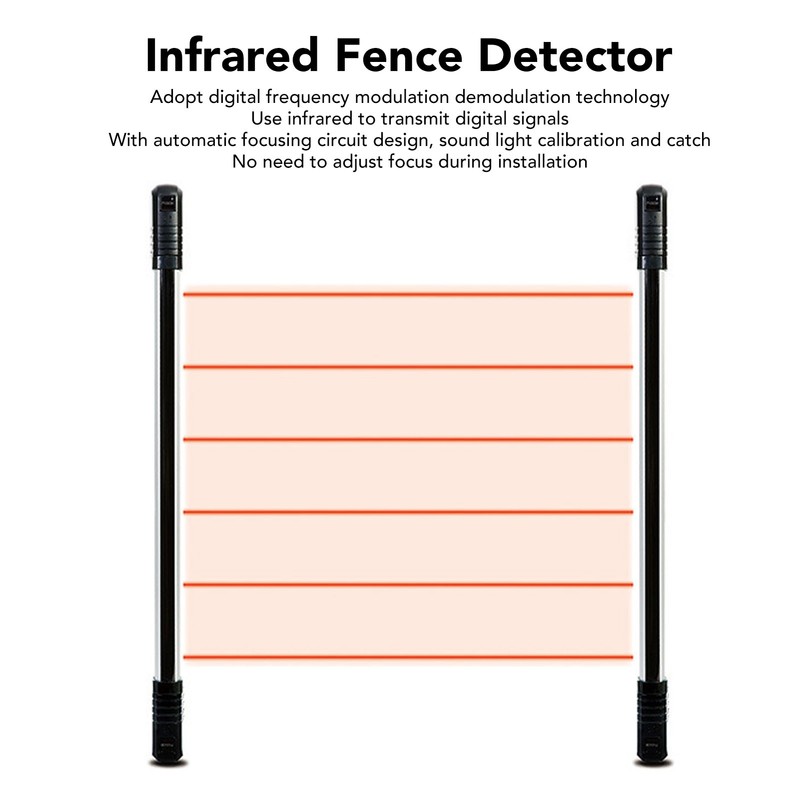 Safety Light Curtain Infrared Light Screen Sensor Safety Grating Variable