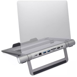 ClearClick Portable Docking Station & Laptop Stand with USB, HDMI, Ethernet, SD