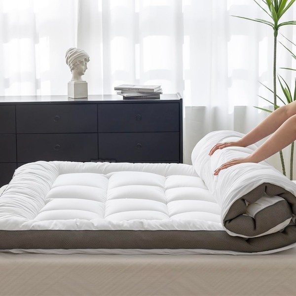 Ultimate Comfort and Cooling: 100% Cotton 2" Thick Queen Mattress