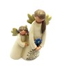 Beautiful Crafted Daughter and Mother Angel Sentiment Decoration Gift