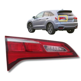 Taillight Replacement for Acura 2016 2017 2018 RDX Sport Utility Halogen Tail Lamp Assembly, Rear Inner Left / Driver Side, DOT & SAE Compliant, OEM: 34155-TX4-A51, Partslink: AC2802105