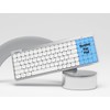 Wireless Mechanical Keyboard - Sleek Design, Slim 96%-100 Key Layout,