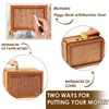 AOMAIGAD Wooden Money Box, Piggy Bank with Counter, Money Box