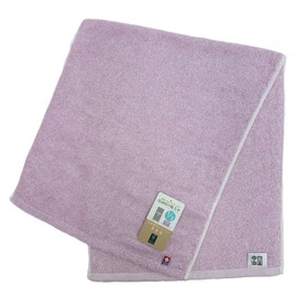 Hayashi FN204205 Face Towel, Approx. 13.4 x 31.5 inches (34 x 80 cm), Made in Japan, Imabari Towel, Round Color, Purple