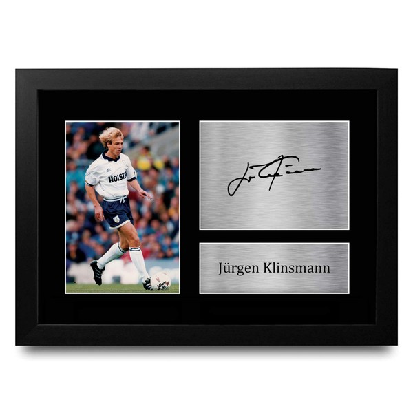 HWC Trading FR A4 Jurgen Klinsmann Tottenham Hotspurs Spurs Gifts