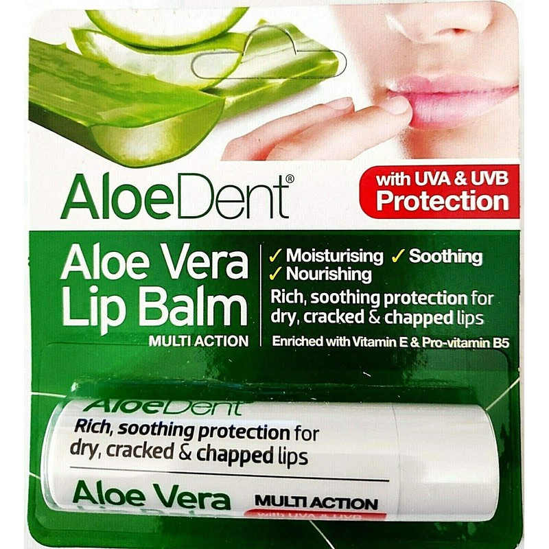 Aloe Vera Lip Balm 4g x 2 Pack Deal Saver