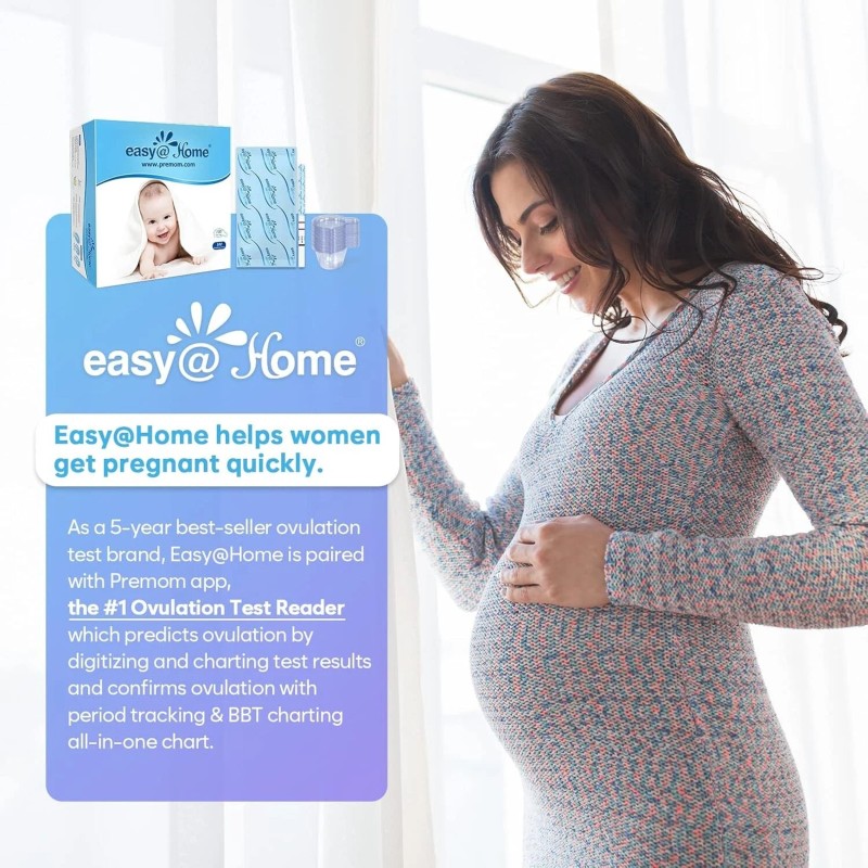 Easy@Home 100 LH Ovulation Test Strips + 100 Cups –