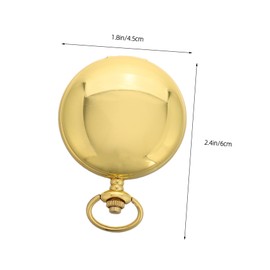 BESPORTBLE Vintage Pocket Watch Compass Luminous Needle Zinc Alloy for Hiking Camping