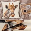 ANRO Cushion Cover Decorative Cushion Sofa Cushion Cover Tapestry Giraffe