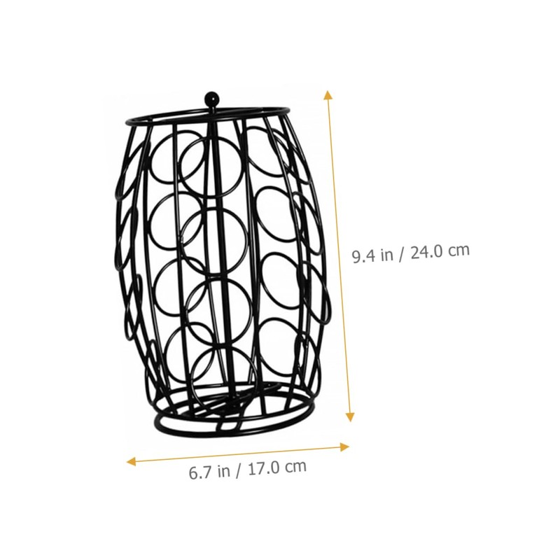 CIYODO Coffee Shop Essential Coffee Shelf Iron Stand Capsules Holder