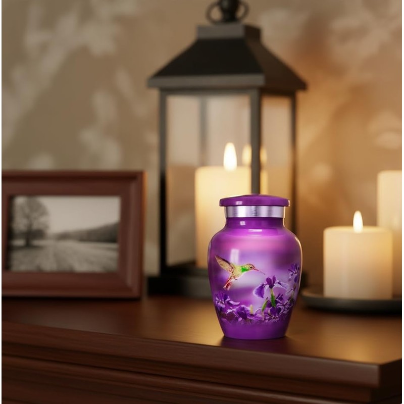 Trupoint Memorials Small Urns for Human Ashes Keepsake, Decorative Mini