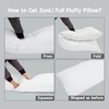 ZonLi Fluffy Body Pillow, Full Body Pillows for Adults, Long