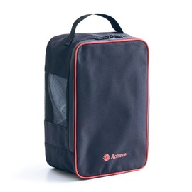 Actreve Shoe Bag, Shoe Case, Shoe Bag, Shoe Holder, Shoe Holder, Small Items, Baseball, Soccer, Golf Case, Mesh, red