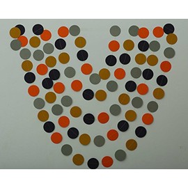 Eggplant Orange Garland - Paper Garland - Dots Garland - Birthday Decorations - Bridal Shower - Nursery Decoration