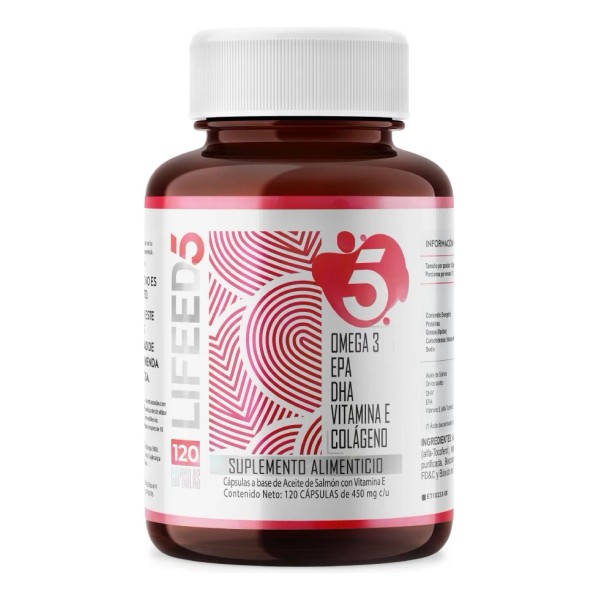 Omega 3 Aceite De Salmon Oil Epa Dha 120 Cápsulas