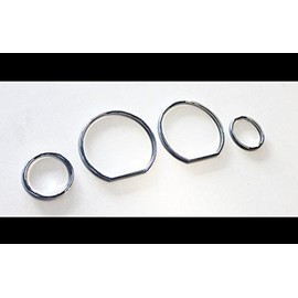 Chrome Instruments Speedometer Rings Bezel