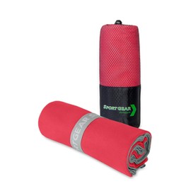 SPORT GEAR Quick Dry Camping & Travel Towel-Microfiber Travel Sports Towel, Microfiber Beach & Gym Sweat Towels For Men & Women Body, Travel Towels Fast Drying Lightweight, Quick Dry Towels For Travel