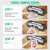 Blusmart Commercial Vacuum Sealer Machine,Seal Food Saver System,Dry&Moi