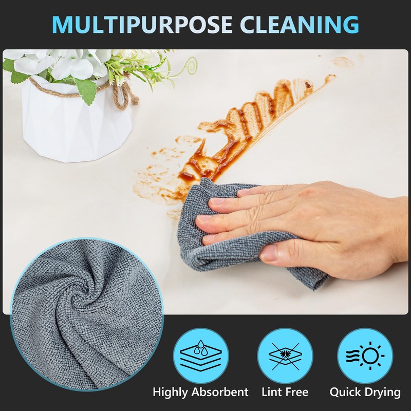 Tearova Reusable Microfibre Cloth Roll Pack of 2 rolls 60