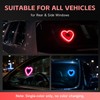 DICIMITH Solar Power Heart Light for Car, 1PCS