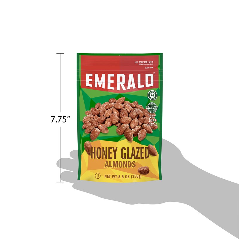 Emerald Nuts 5oz - 6oz Resealable Bag (Pack of 4)