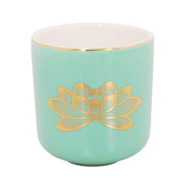 仏具のマルエス(Maruesu)マルエス 御仏具 青磁上金ハス湯呑 1.6寸 10T088 ブルー