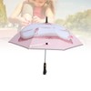 Portable Umbrella with Fan Reflective UPF 50+ Sun and Rain