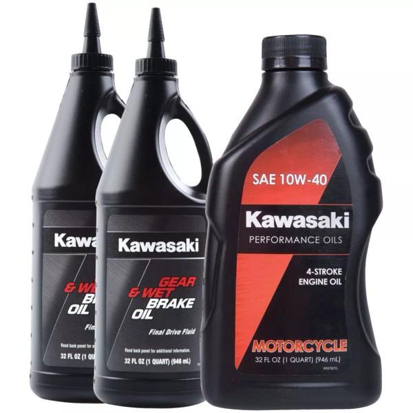 Tusk Drivetrain Oil Change Kit with Kawasaki Oil