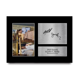 HWC Trading A4 Will Ferrell & John C. Reilly Step Brothers Gifts Printed Signed Autograph Picture for Movie Memorabilia Fans
