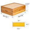 BeeCastle 10 Frame Assembled Medium Honey Super Bee Hive Box