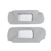 Pair of Car Sun Visor Cover Gray Fit for Chevy